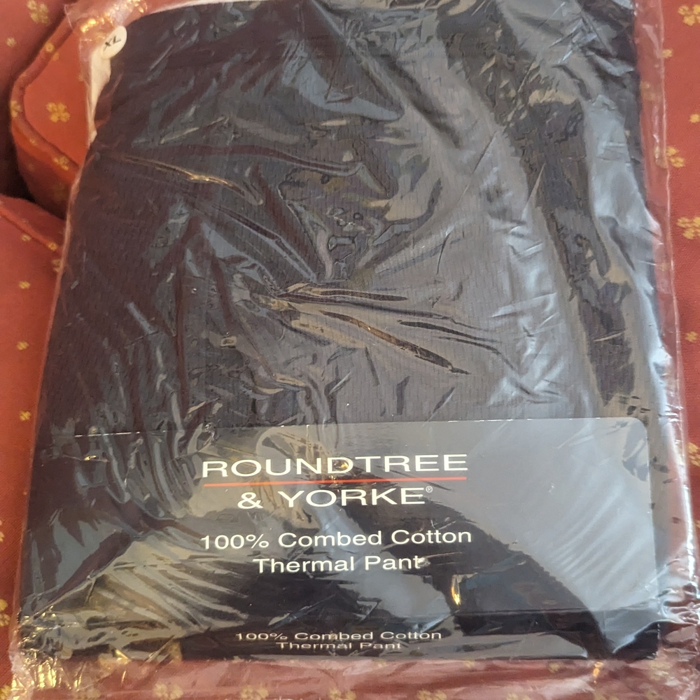 Roundtree & Yorke Black Thermal Pants